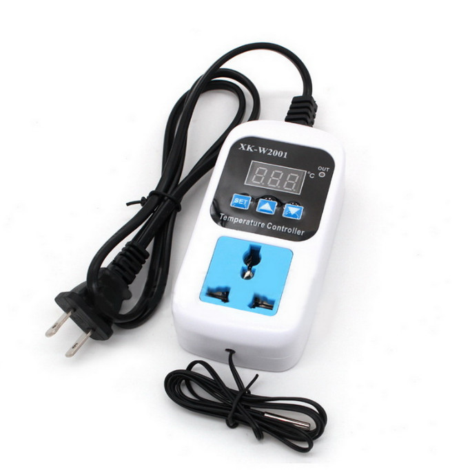 XK-W2001 110-220V Digital Thermostat Temperature Controller Microcomputer Socket