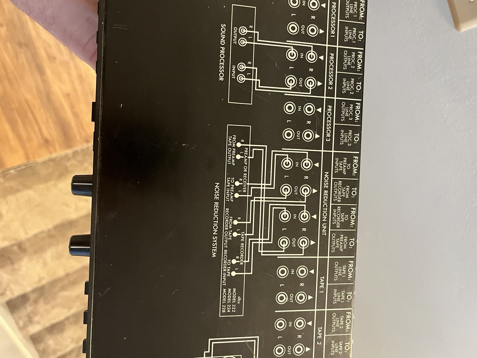 DBX. 200X Tape Selector Program Route Selector Stereo