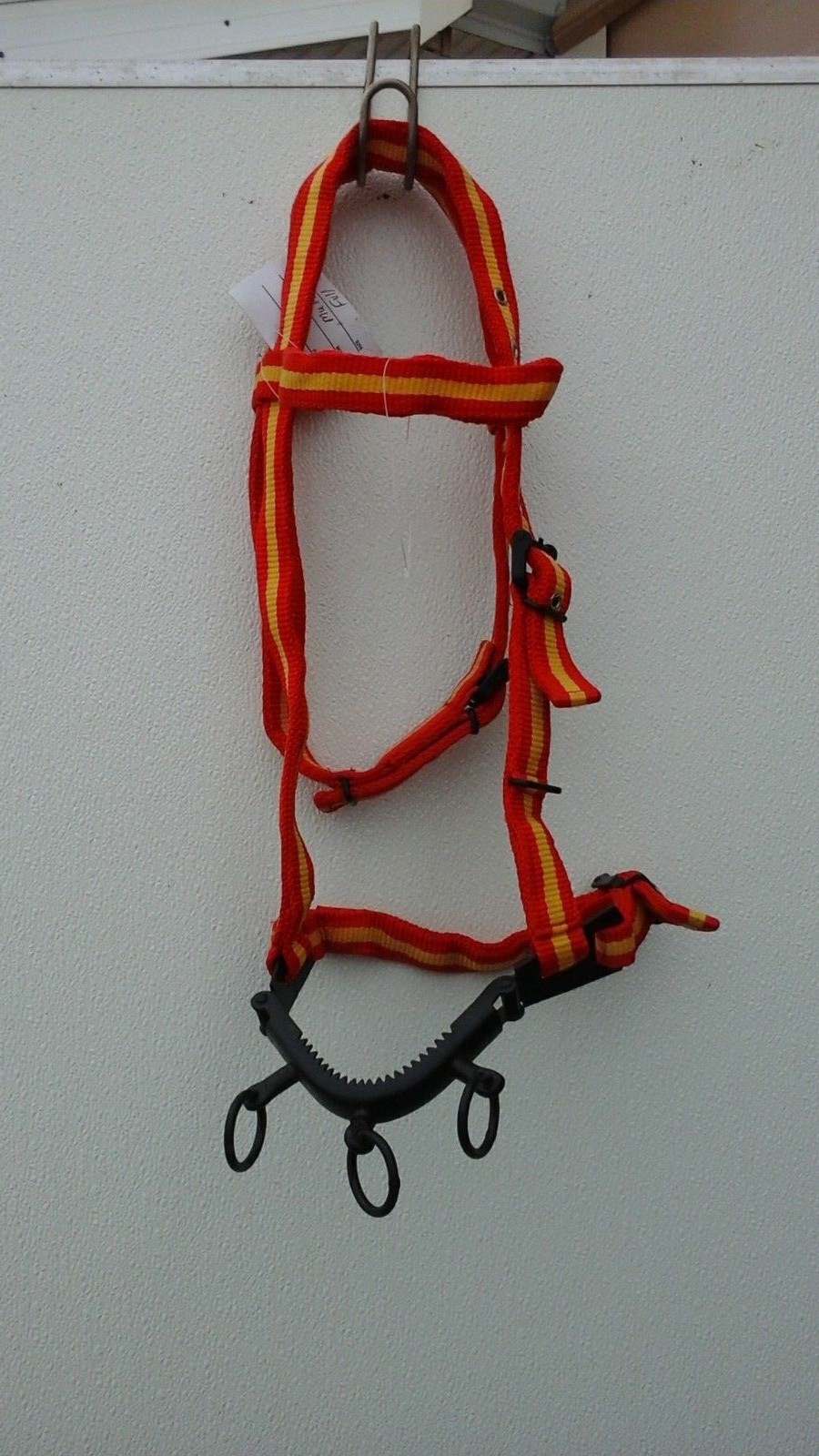 Training/ control lunging caveson w/ jointed steel nose band average horse /cob