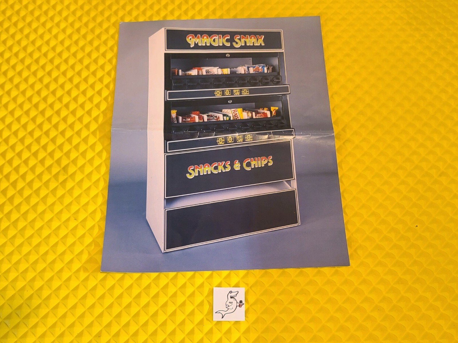 ANTARES EDINA 27 COLUMN SNACK VENDING MACHINE MANUAL / Free Ship!
