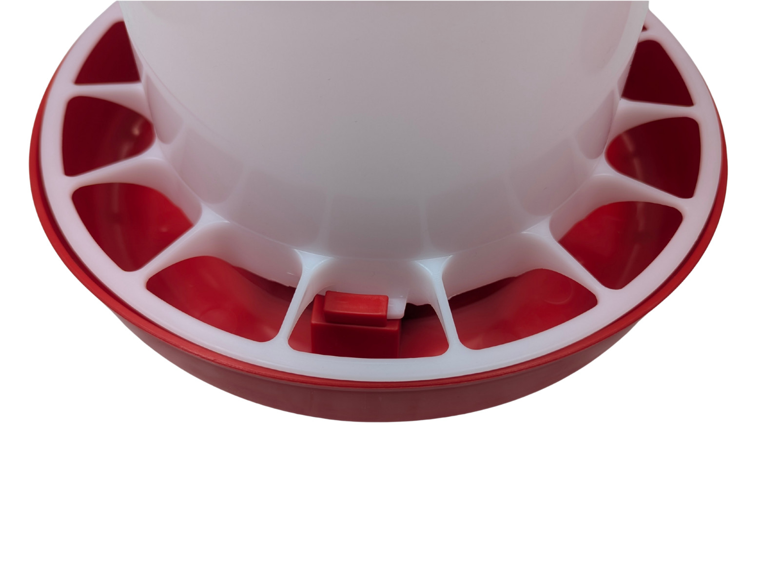 Hen's Choice - 11 LB Poultry Feeder, Twist Lock Base, Adjustable Legs, Hangable