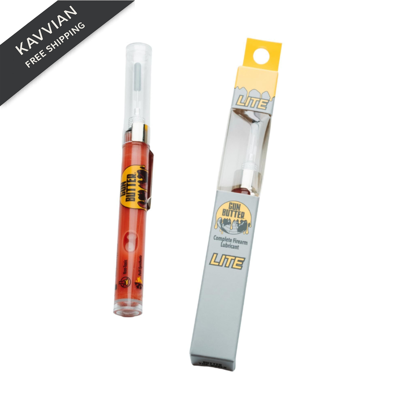 Gun Butter LITE 1/4oz Pen Oiler – Full 1/4 fl oz. LITE, Red