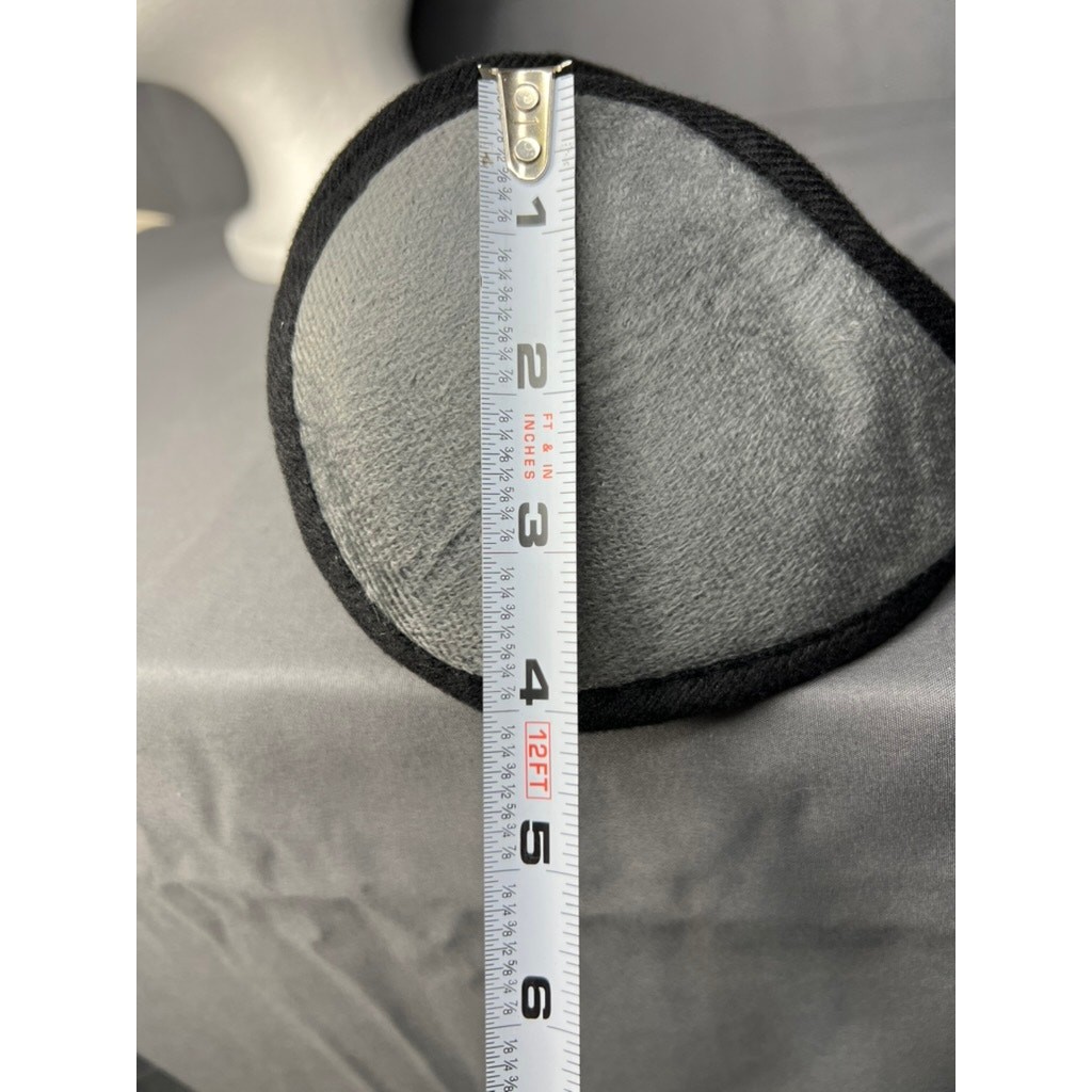 Gray Fleece Ear Muff Cuff NNT