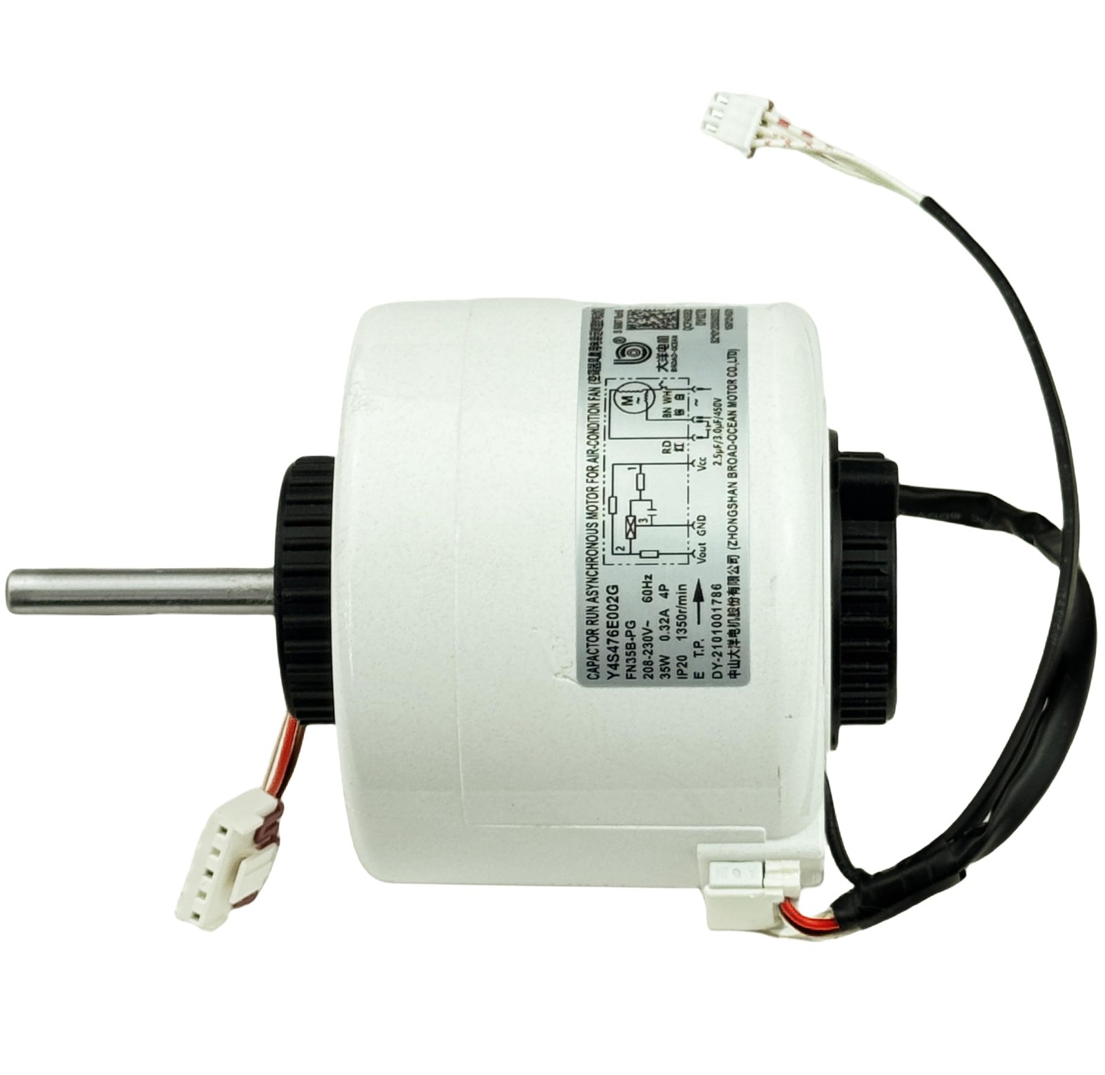 FN35B-PG Y4S476E002G Air Conditioning Motor fit for Gree Air Conditioner, Replac