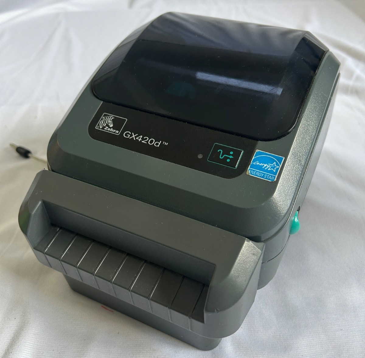 ZEBRA GX420D - LABEL PRINTER - Untested - No AC adapter