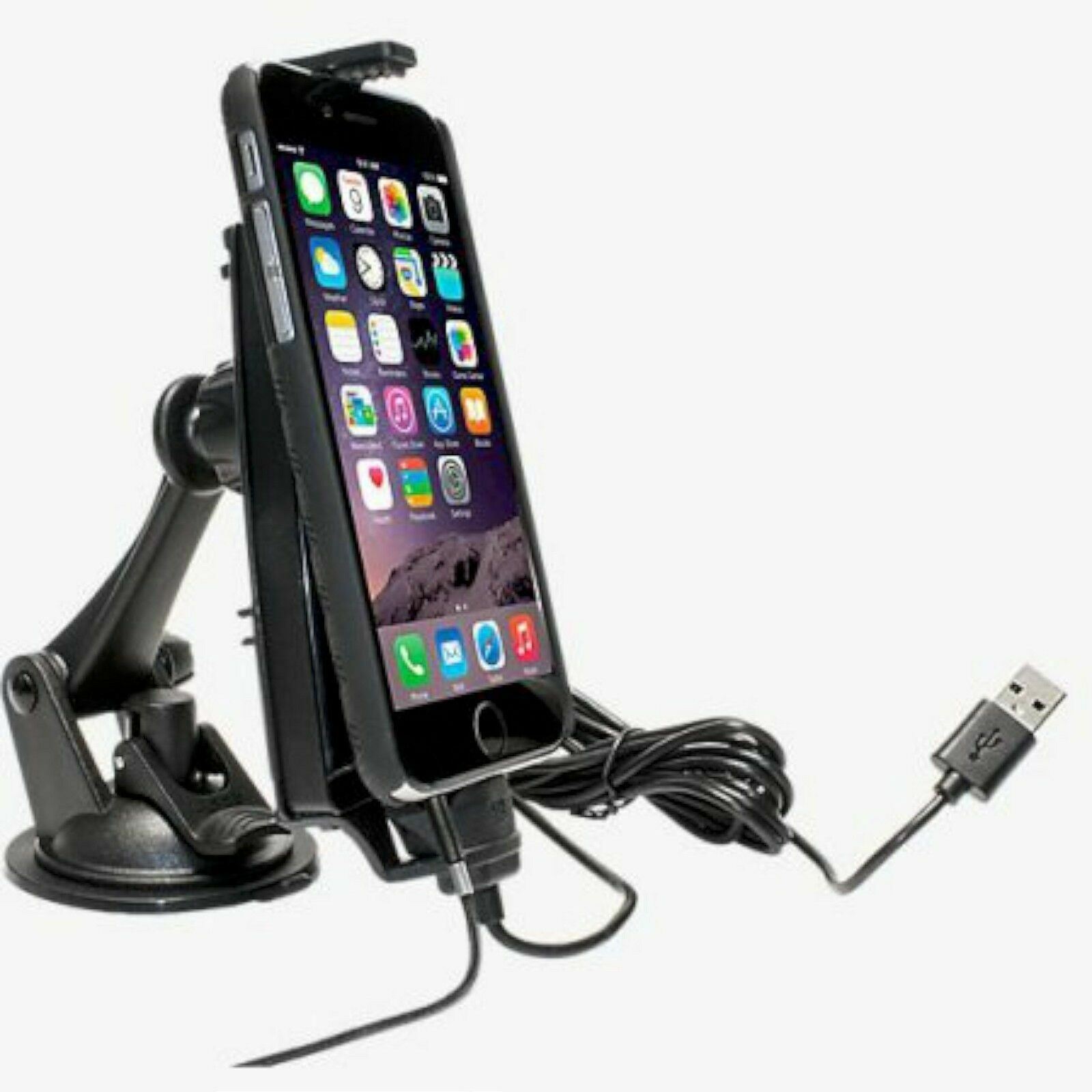 NEW iBOLT iPro2 Car Dock WINDOW MOUNT for iPhone XS Max/X/8+/7 PLUS/6S/SE