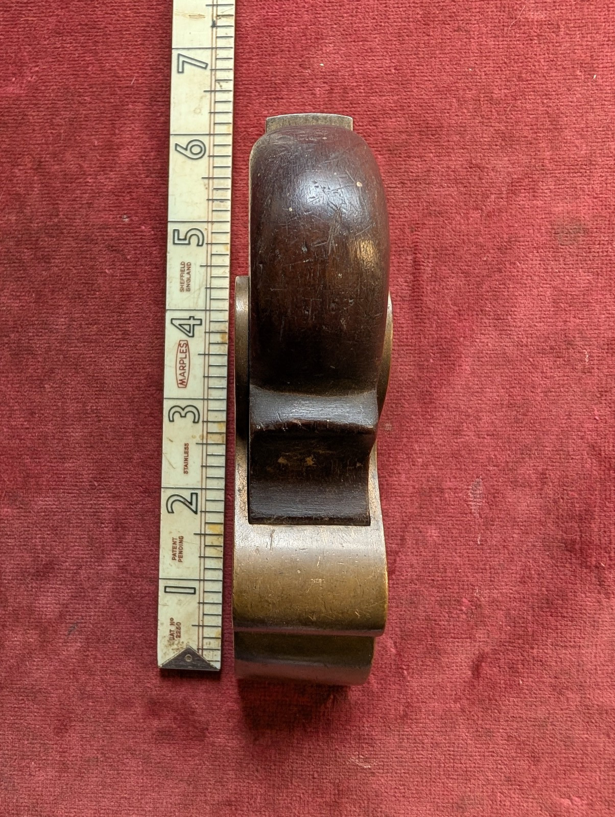 Vintage Brass Bullnose Plane (H)
