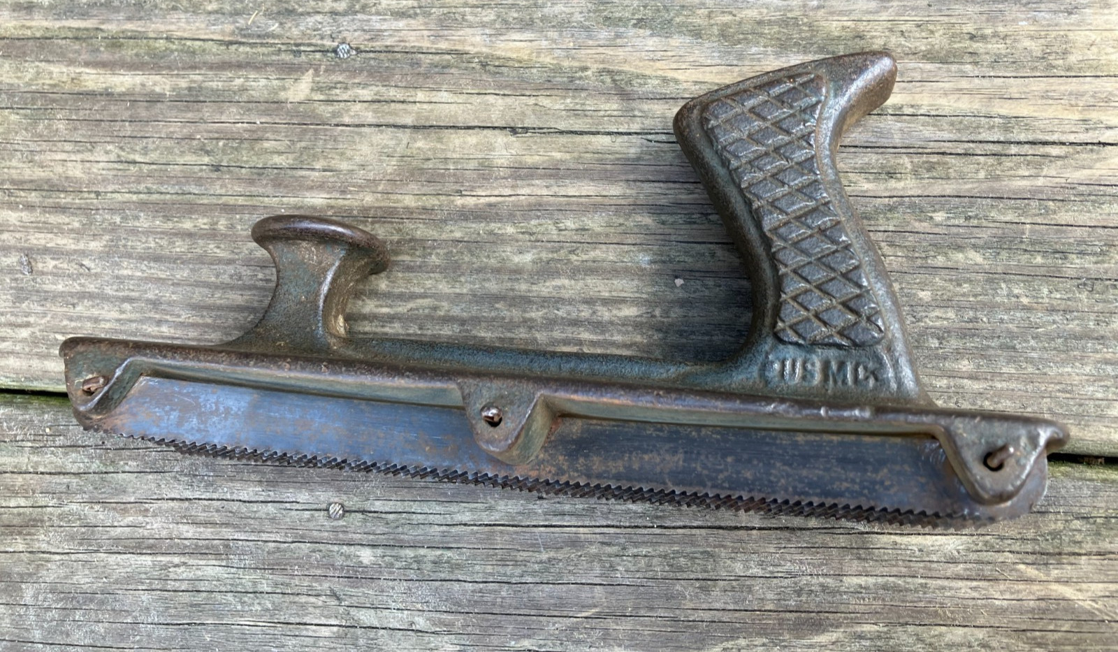 Odd USMC Leather Shaving Plane