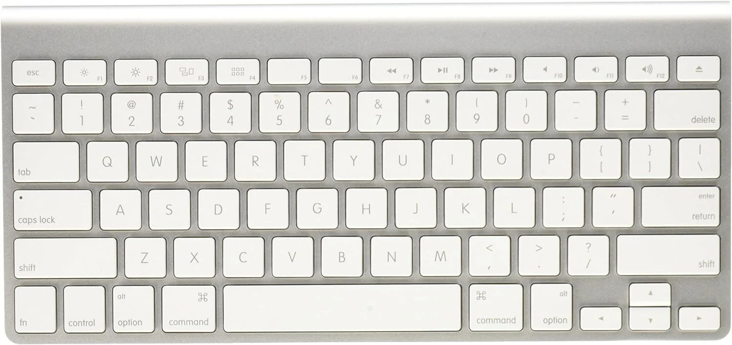 Apple A1314 Aluminum Wireless Bluetooth Magic Keyboard MC184LL/B Tested
