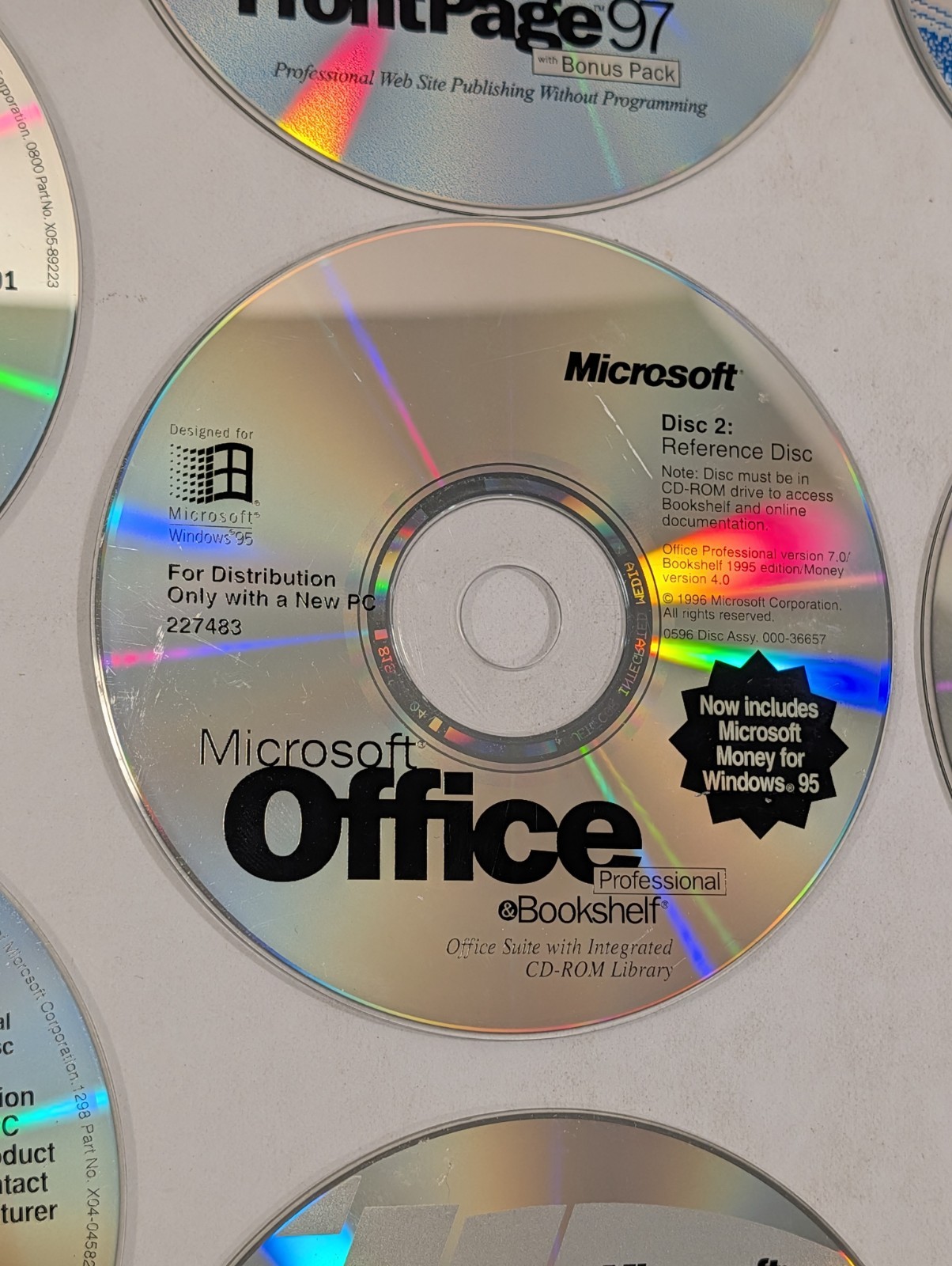 11 Loose Microsoft Windows Software PC CD-ROM Lot | Discs Only
