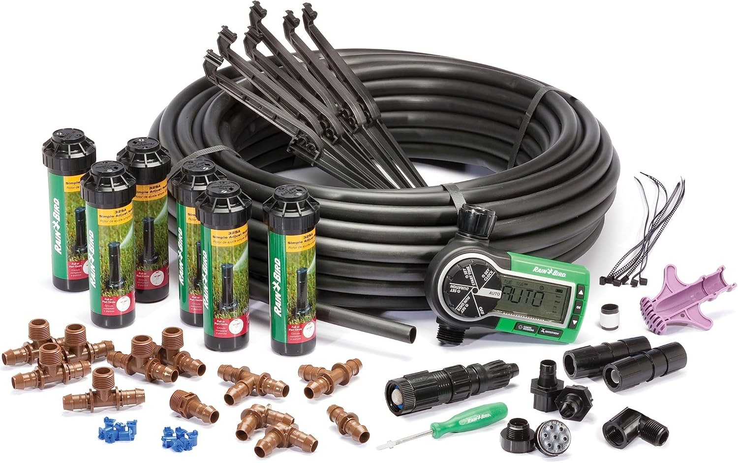DIY Self Install In-Ground Automatic Sprinkler System Kit 32 Zone Expansion