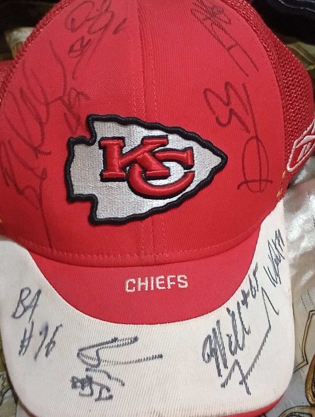 Autographed Chiefs Baseball Cap
