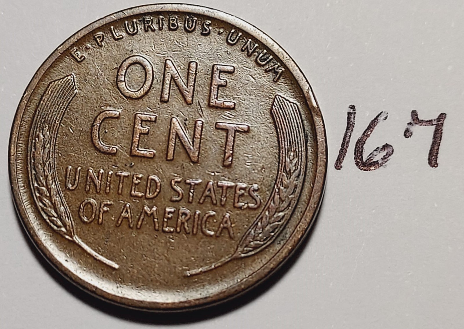 1928-D Lincoln Wheat Cent EXTREMELY FINE #167