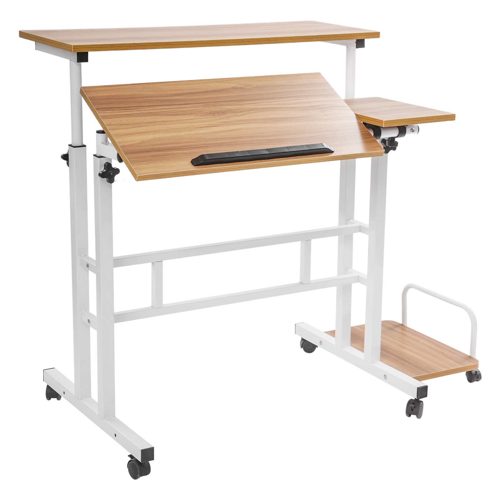 Modern Computer Desk Multi Functional Foldable Computer Table Adjustable Height