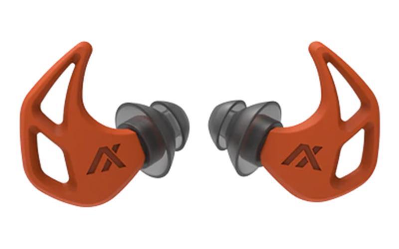 AXIL X20 Blaze Orange Earplugs Includes 3 Silicon Foam Tips & Pocket Carry Case