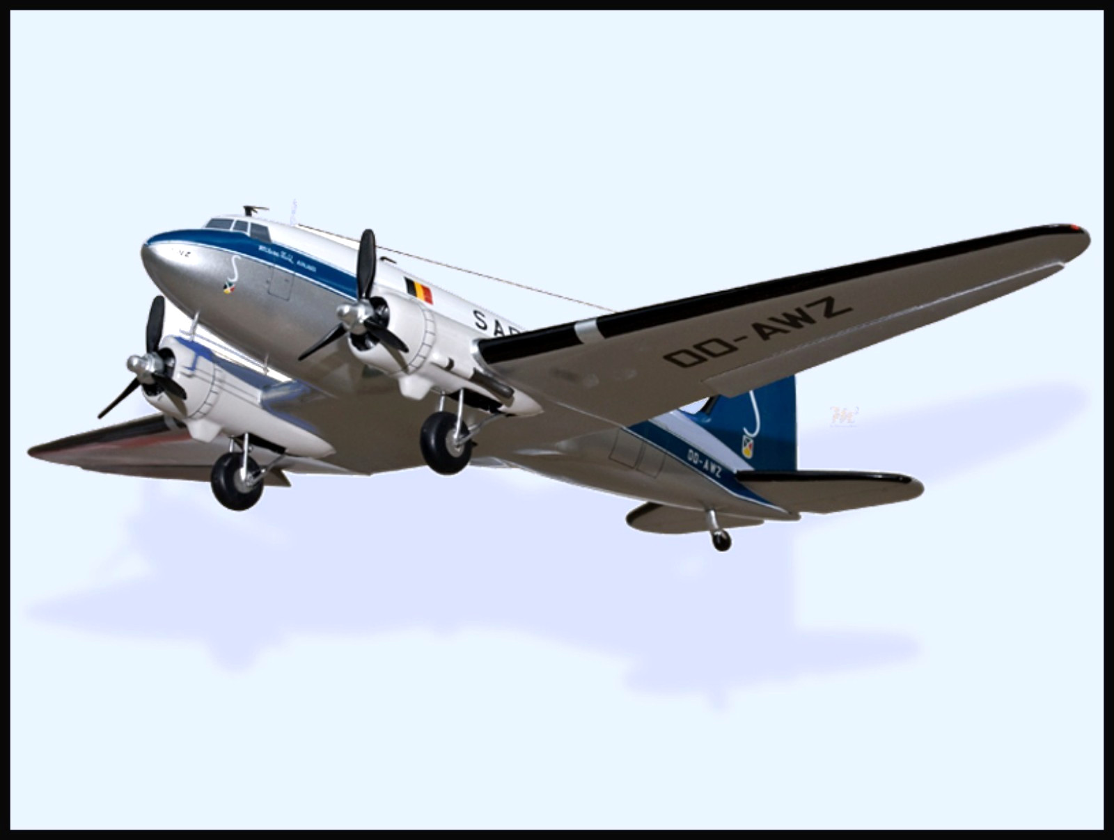 RC plans & Patterns GIANT DOUGLAS DC-3 or C47 SKYTRAIN Wingspan 94"