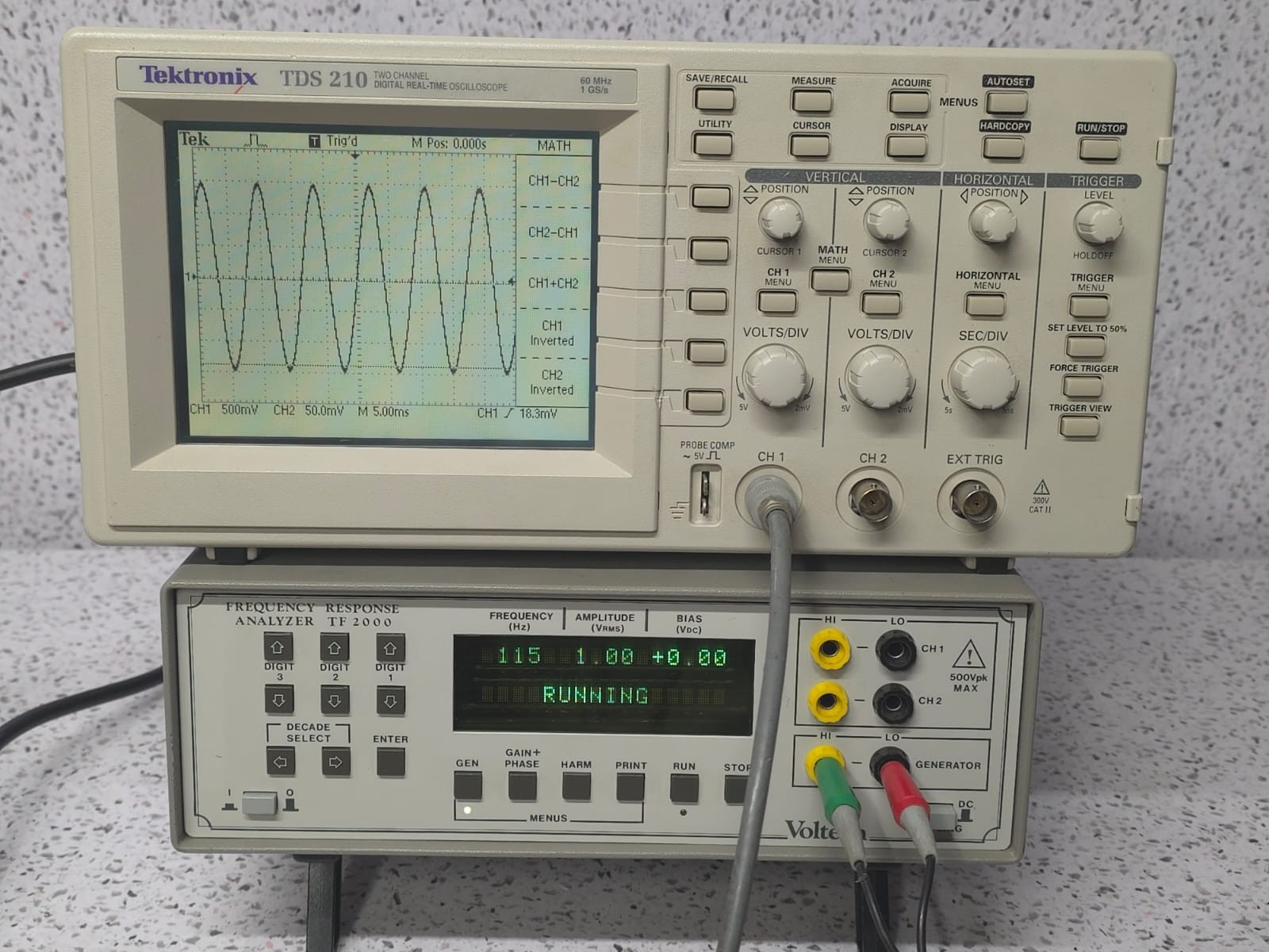 Voltech TF 2000 - Frequency Response Analyzer TF 2000