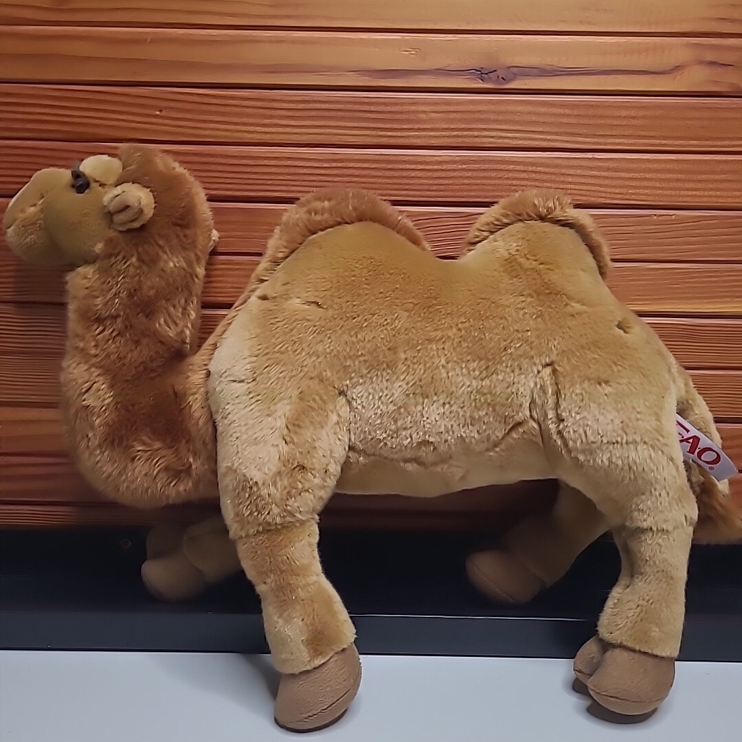Toys 'R' Us Soft Stuffed Plush Two Hump Brown Camel 21" Long 3013 FAO Schwarz