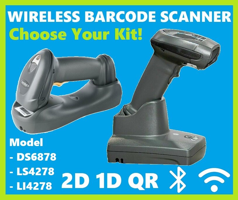✅Symbol Zebra DS6878 LI4278 LS4278 Wireless Barcode Scanners, BUILD YOUR KIT!🔥⭐