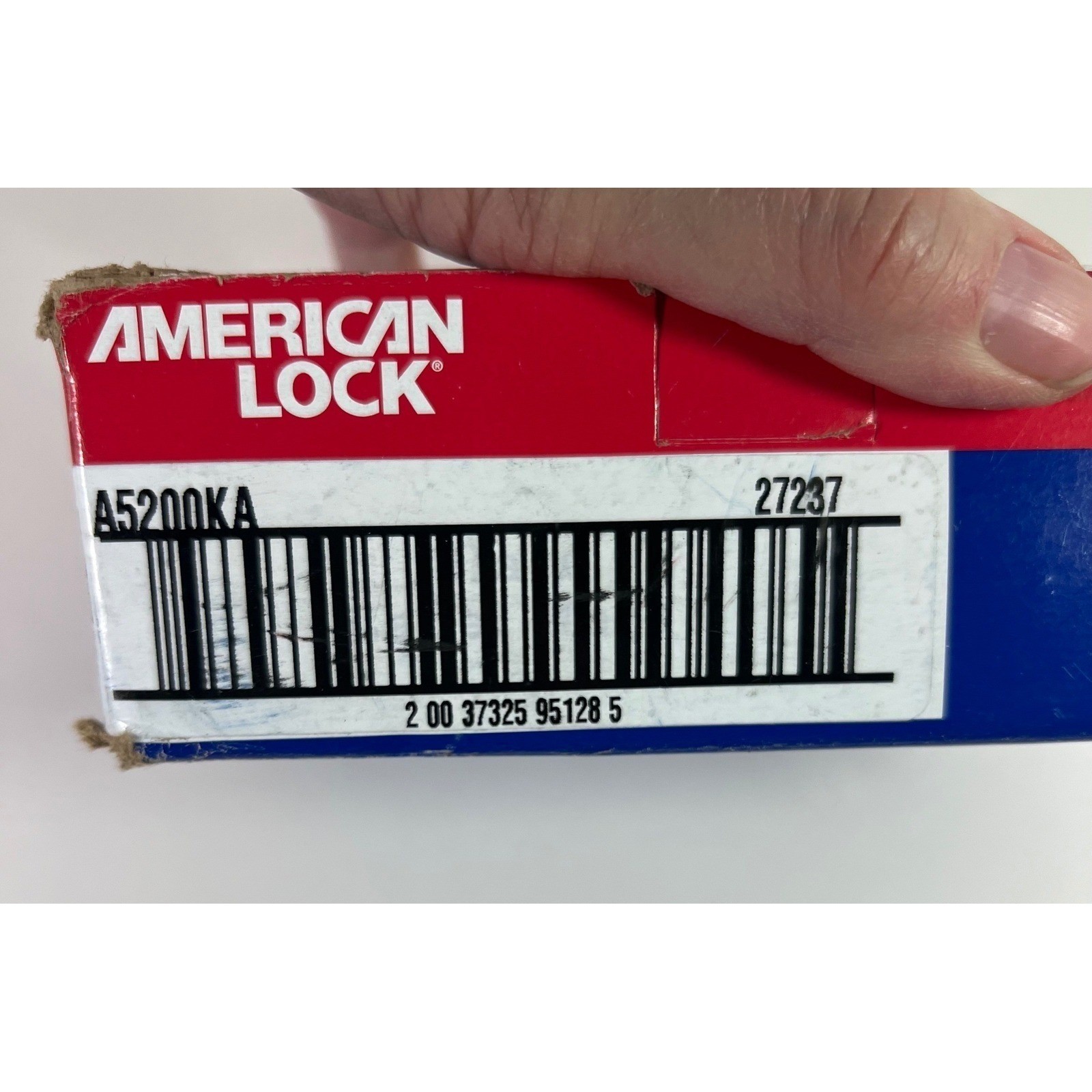 American Lock A5200KA Key 27237 Qty 6 in Box Solid Steel Padlock