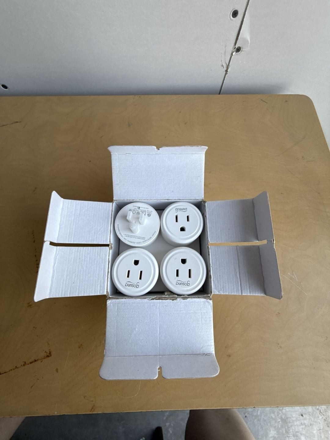 Alexa Smart Plug Google Home IFTTT Gosund WP3 WiFi 4-Pack 2.4GHz 10A OPEN BOX