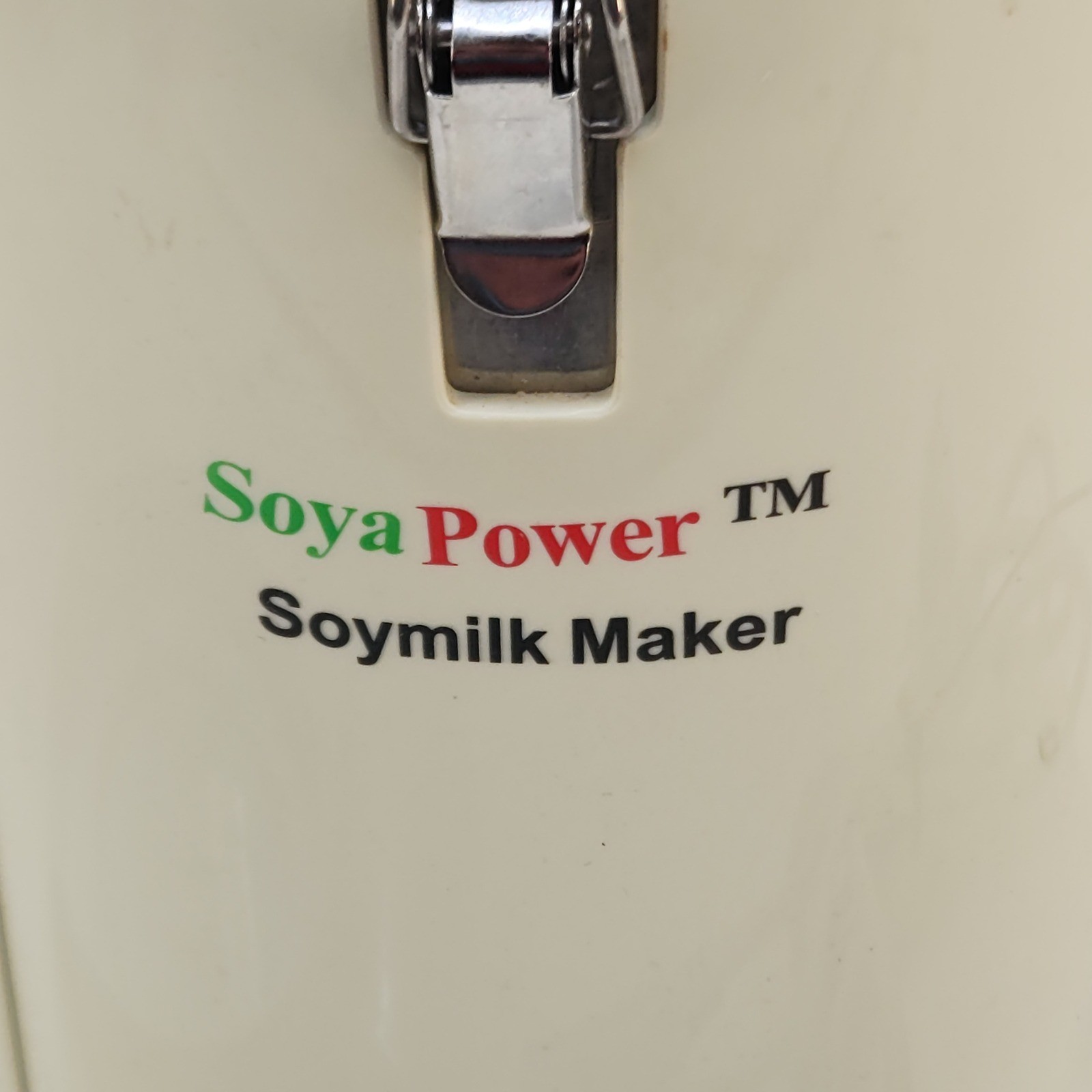 Original SoyaPower TM Soy Milk Maker Cream Stainless Steel Tested Working