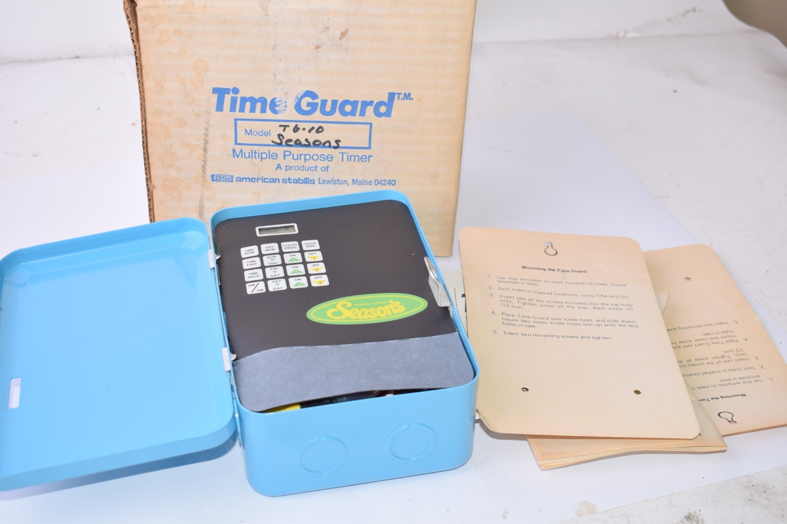 NEW Seasons TG-10 Time Guard Multiple Purpose Timer
