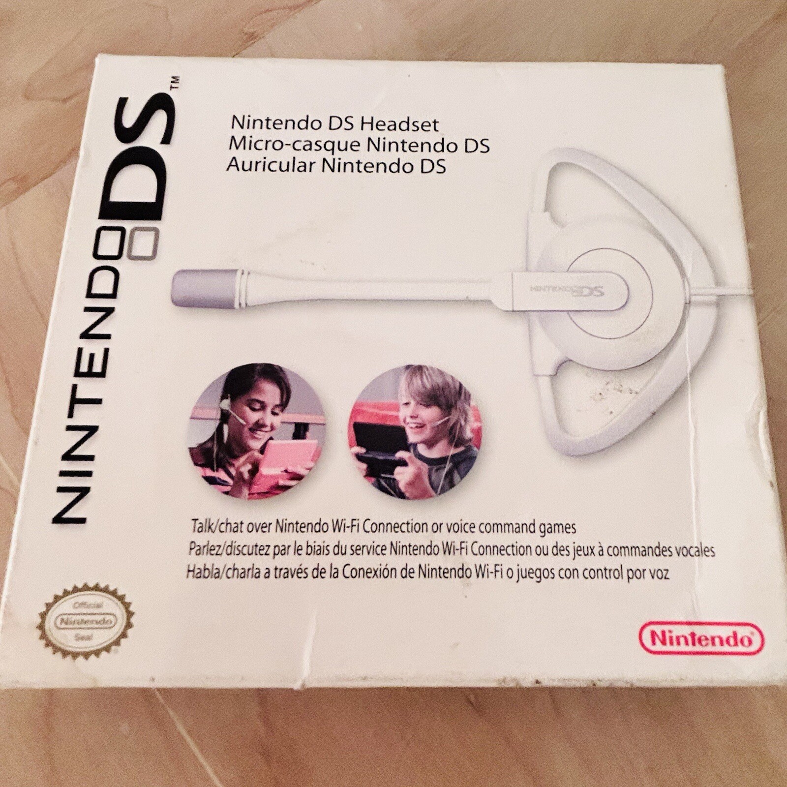 Official Nintendo DS Headset White  New in the Box