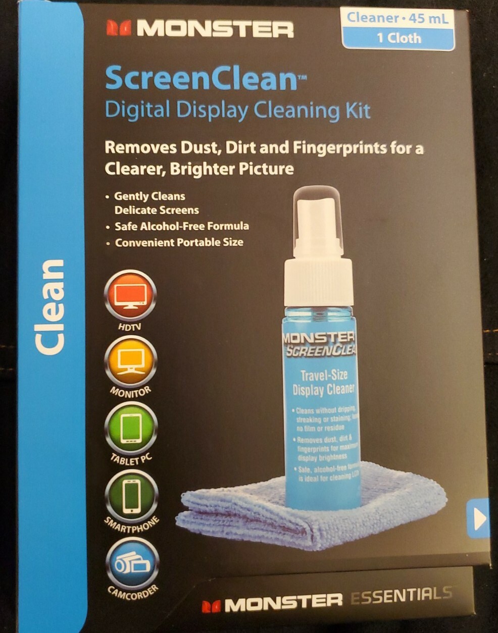 Monster Essentials ScreenClean Digital Display Cleaning Kit