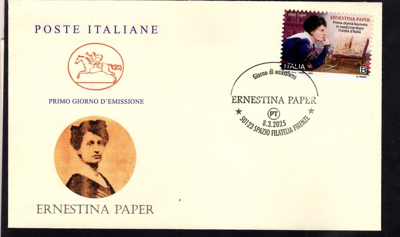 Italy First Day Cover Ernestina Cavallino 2025 Used