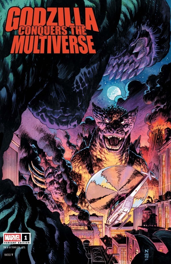 Godzilla Conquers The Multiverse #1 Klein Heisei Godzilla VAR 7/22/26