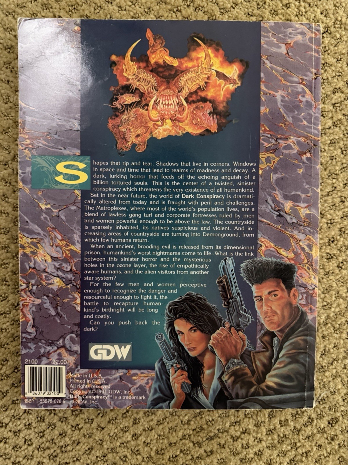 DARK CONSPIRACY GDW 2100 RPG