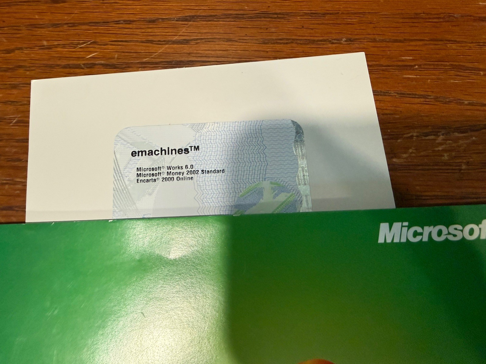 Microsoft Windows XP Home Edition 2002 Version Genuine Computer Software