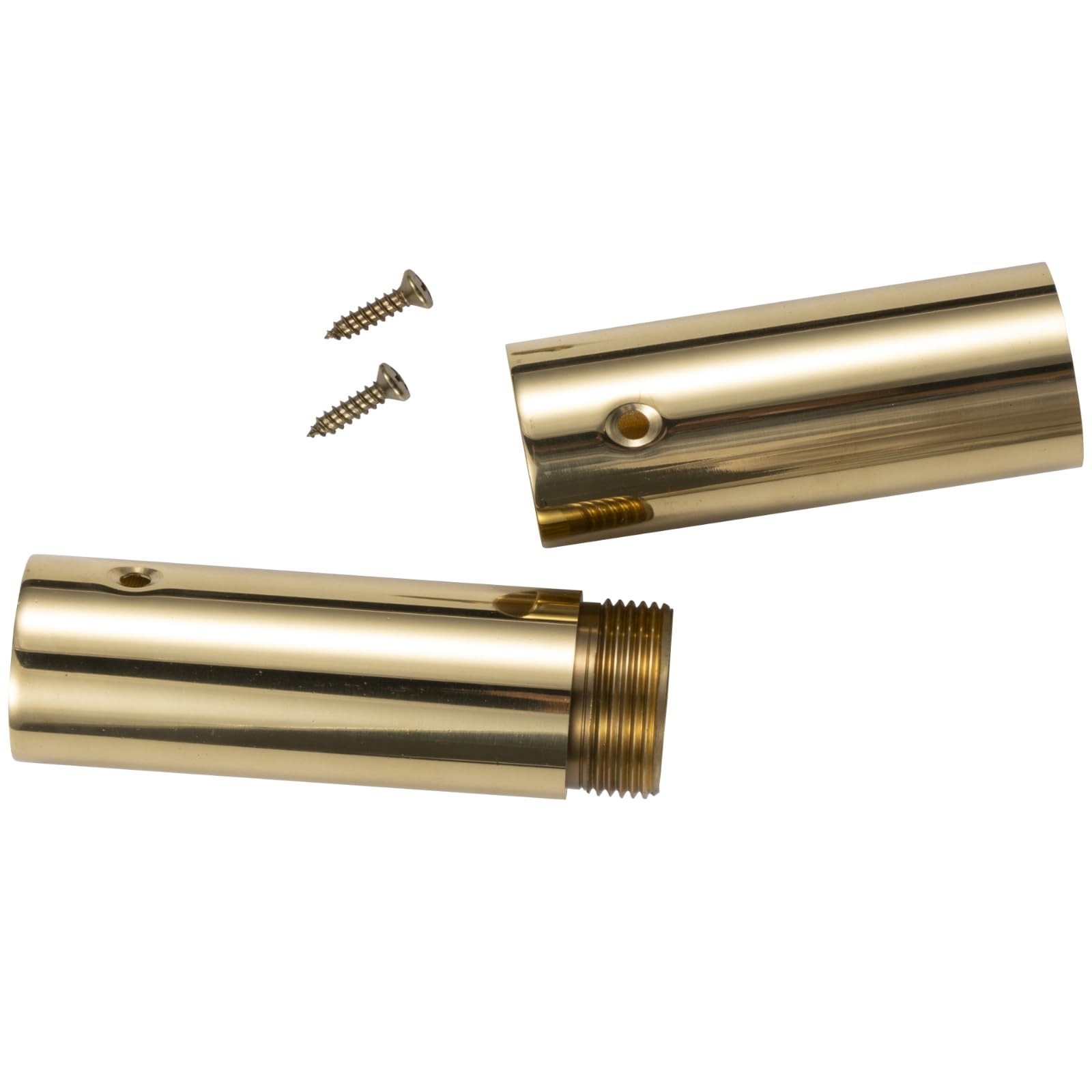 FRF FLAG Brass Flagpole Screw Joint for Wood Poles, Screw Joint for 1-1/4 Inc...