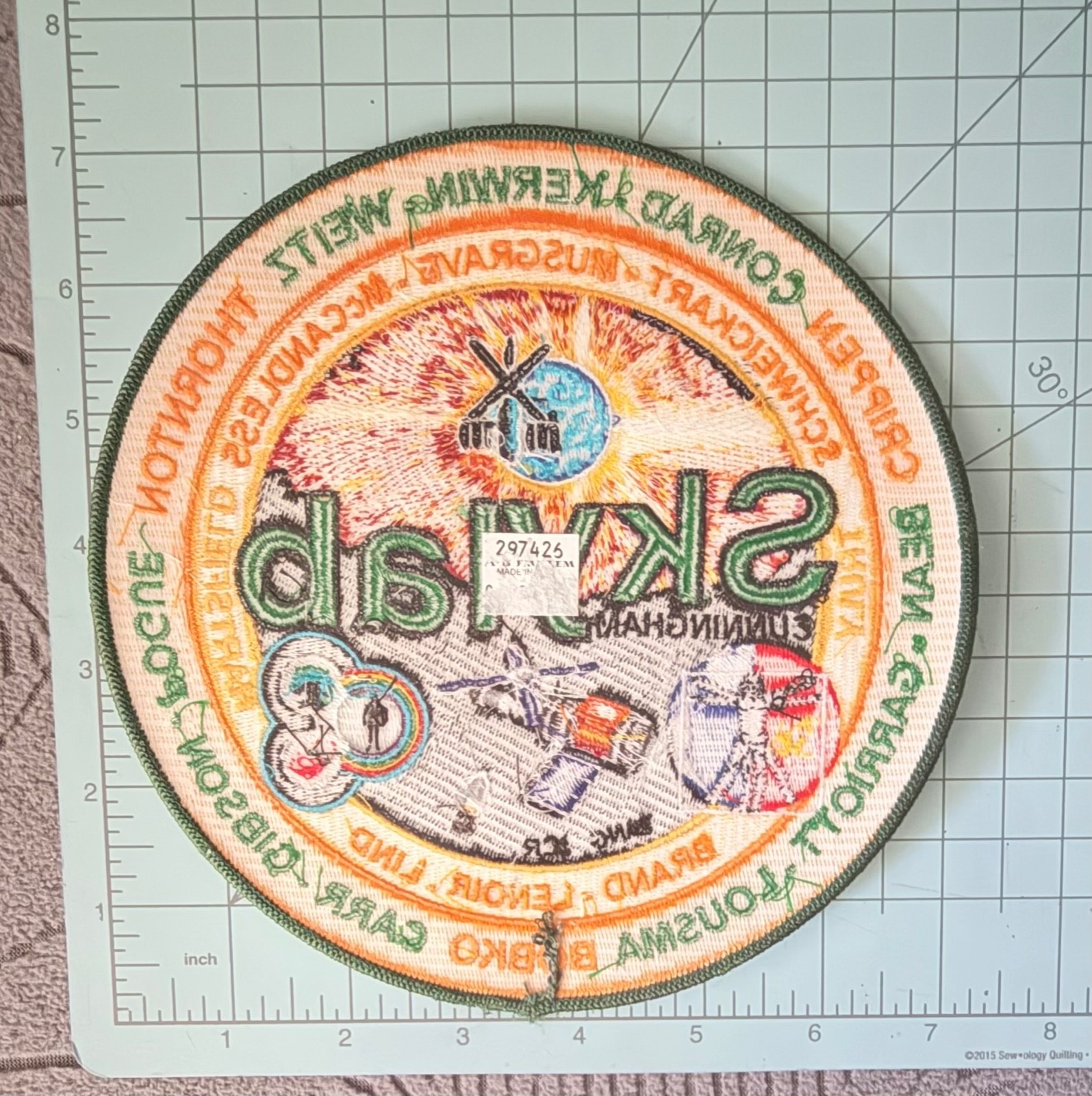 NASA-SPACE- SKYLAB 2018 AB Emblem Program patch