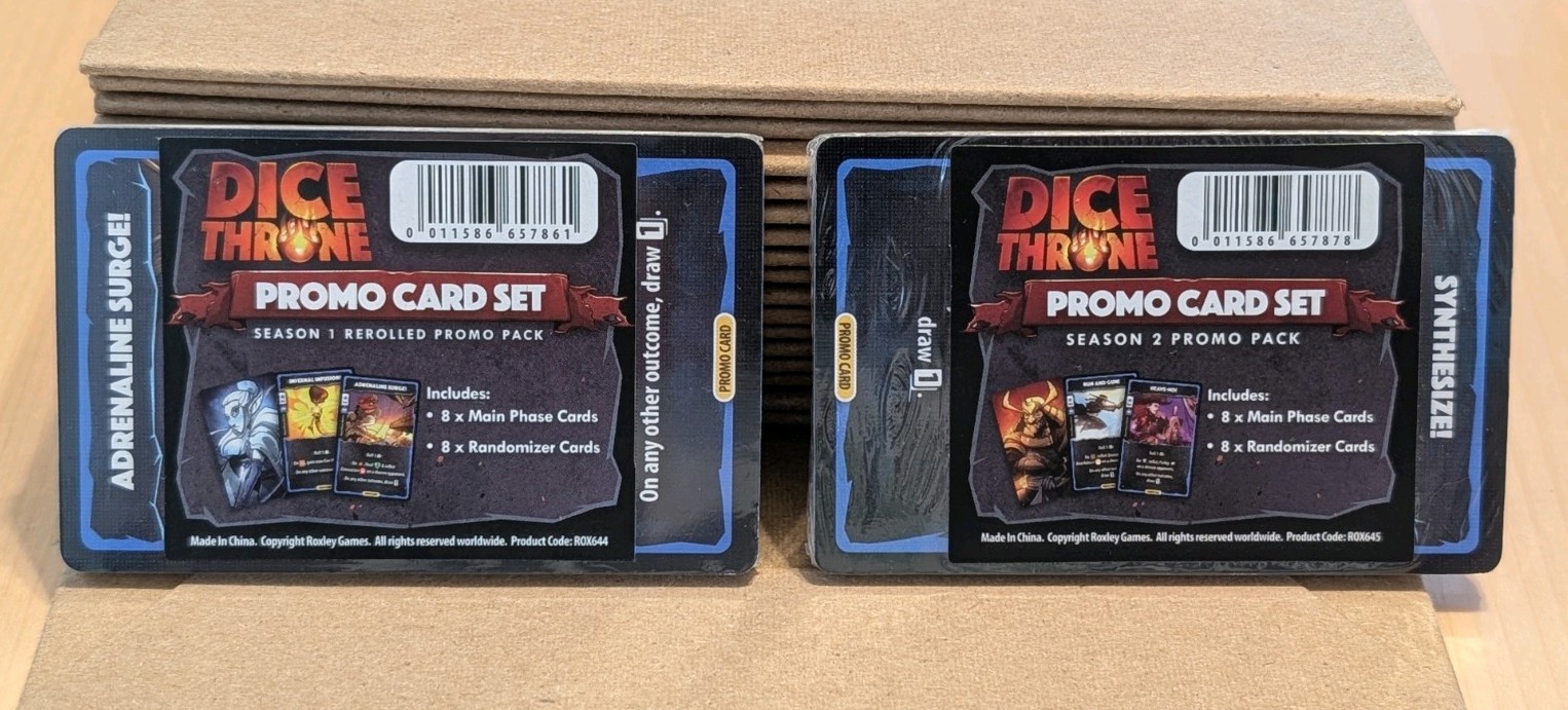 [Bundle] Dice Throne: Season One Rerolled Promo Pack and Season 2 Promo Pack NEW