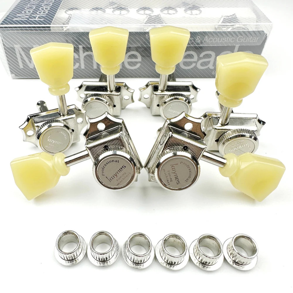 A set of Kaynes 3R3L vintage deluxe electric guitar tuners for LP SG guitars