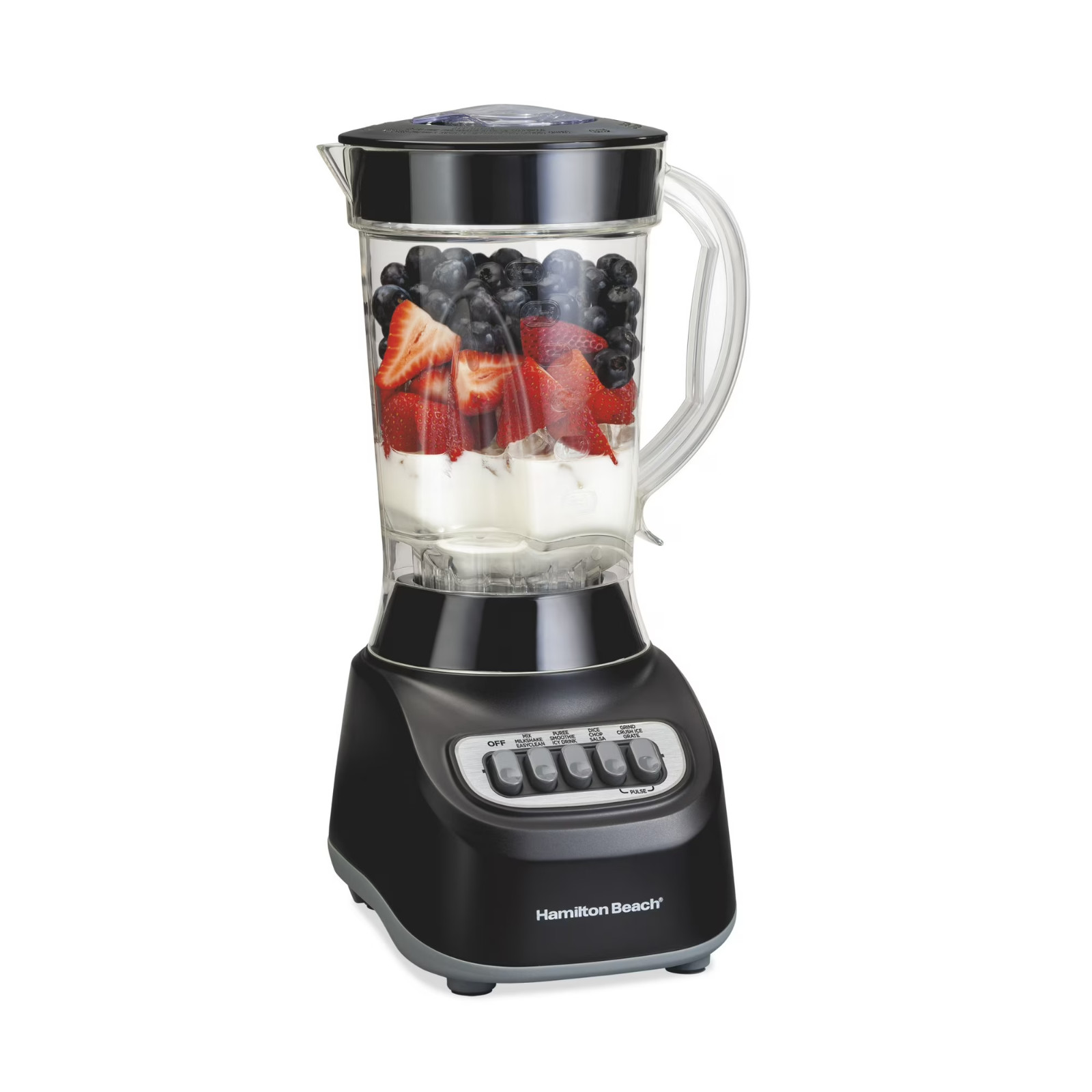 Smoothie Blender for Kitchen, 48 oz Jar for Smoothies and Shakes, Black
