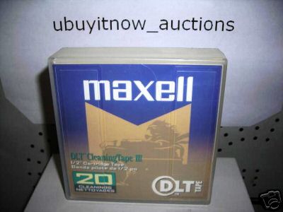 NEW MAXELL DLT III Cleaning Cartridge Tape 90943 CC 183770 DLT IV XT