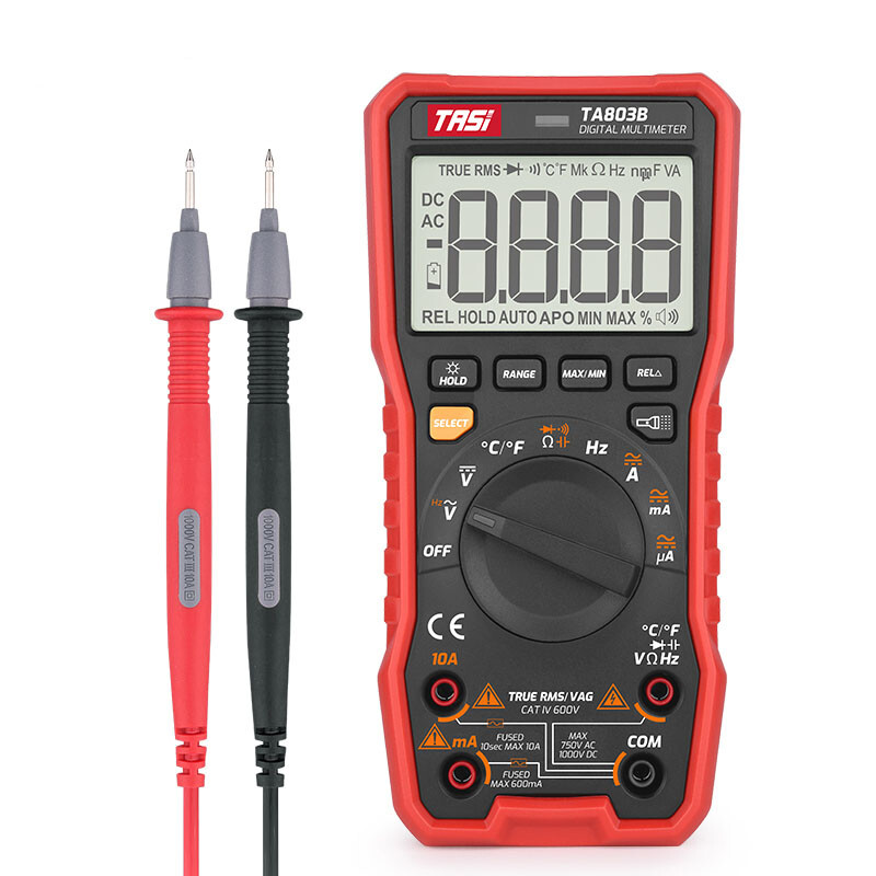 TA803A/B/C Digital Multimeter Auto/Manual Range Ture RMS AC DC NCV Voltag Tester