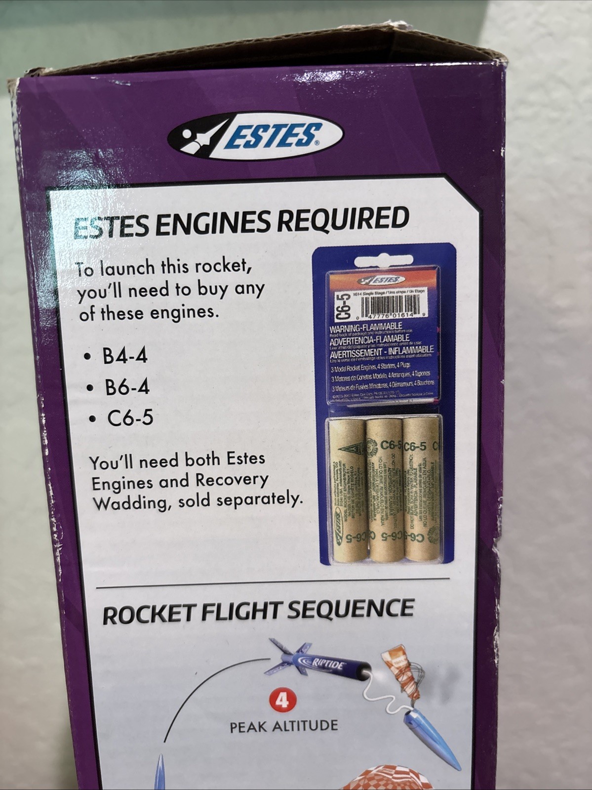 Estes Riptide Model Rocket Launch Set Incl. Launch Pad & Control New Sealed NIB