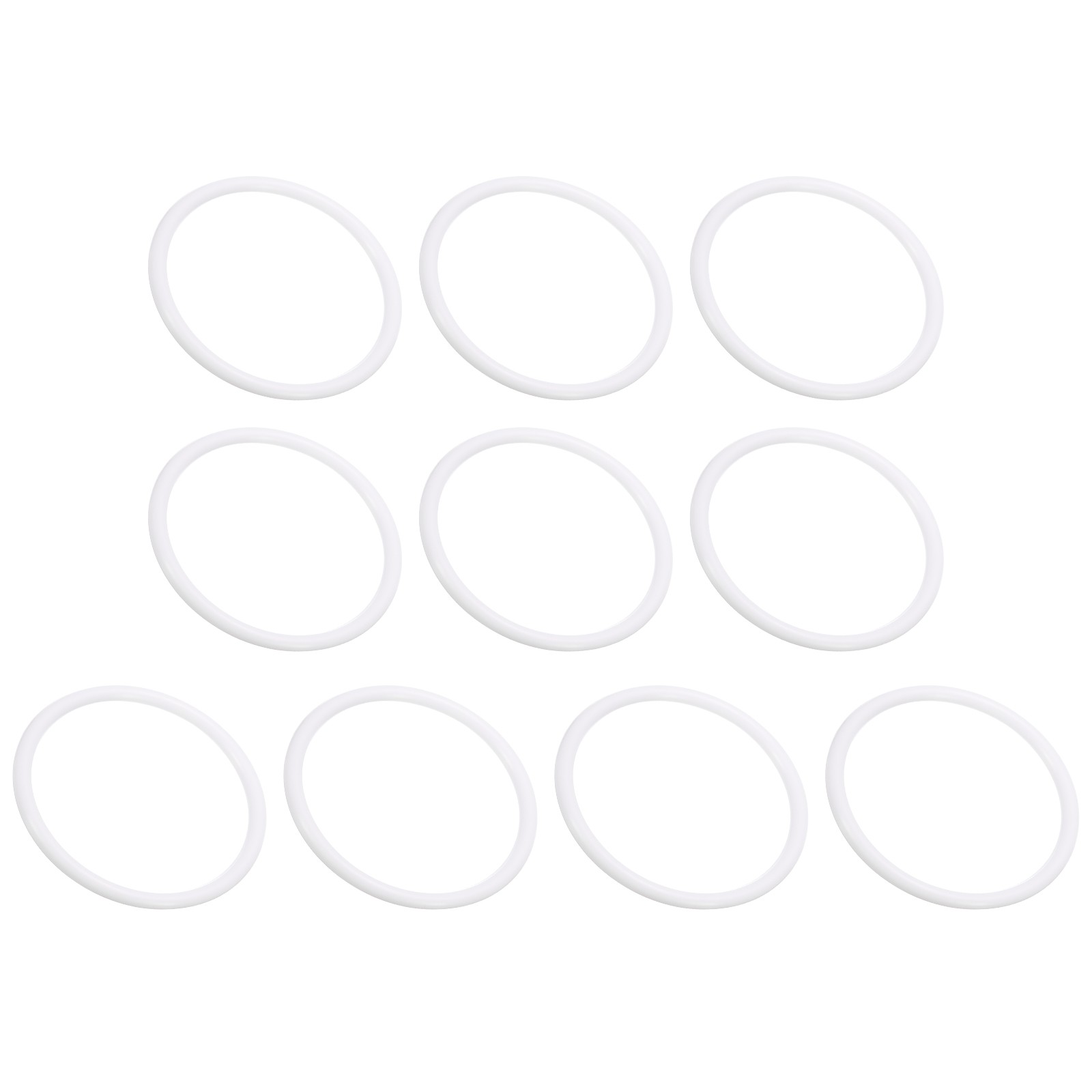 10Pcs 3.31" PP Plastic Craft Rings Dream Catcher Circle Floral Rings for DIY