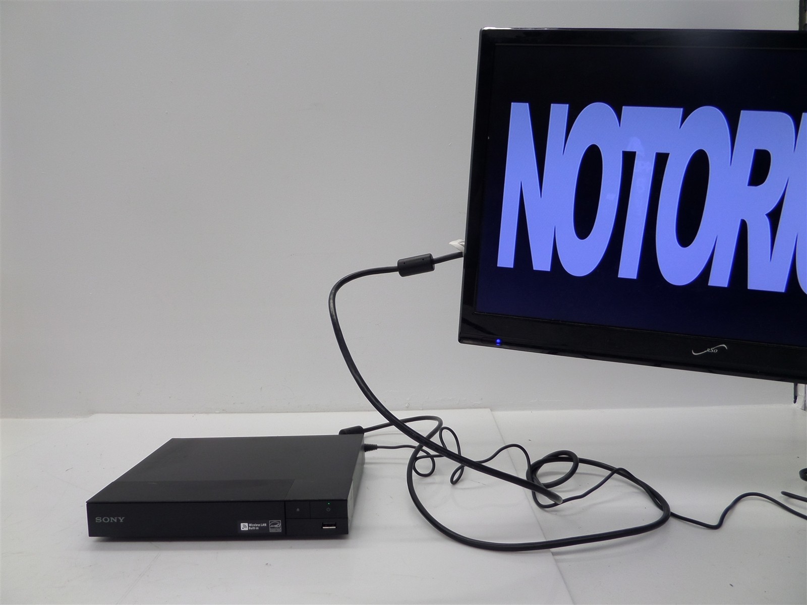 Sony BDP-S3700 Blu-Ray Disc/DVD Player - No Remote Or Power Adapter