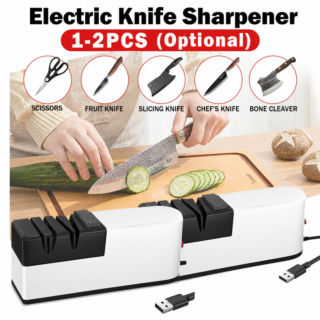 Electrico Afilador de Cuchillos para Afilar Navajas Cuchillos Accesorios Cocina
