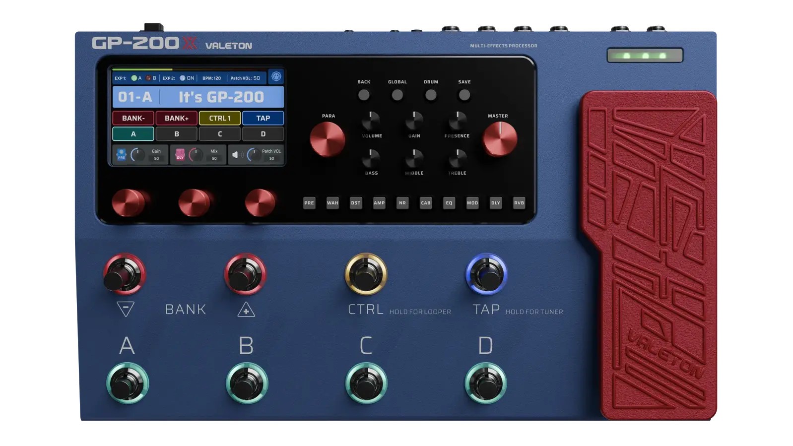 Valeton GP-200X Multi-Effects Processor, 10th Anniversary Special Edition