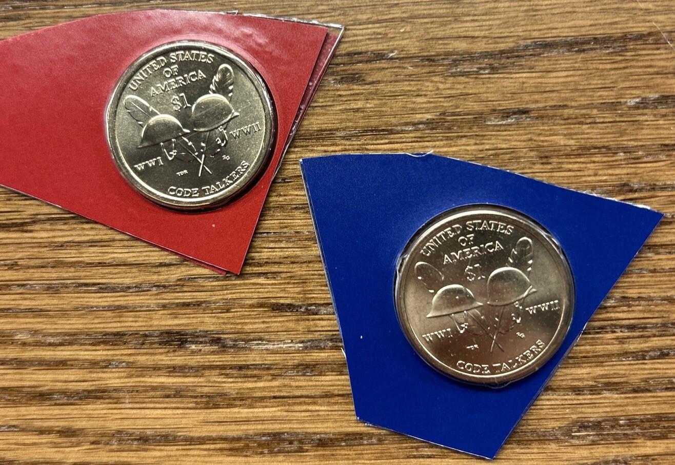 2016 P&D Code Talkers Sacagawea Native American Dollar fm Mint Set Mint Plastic