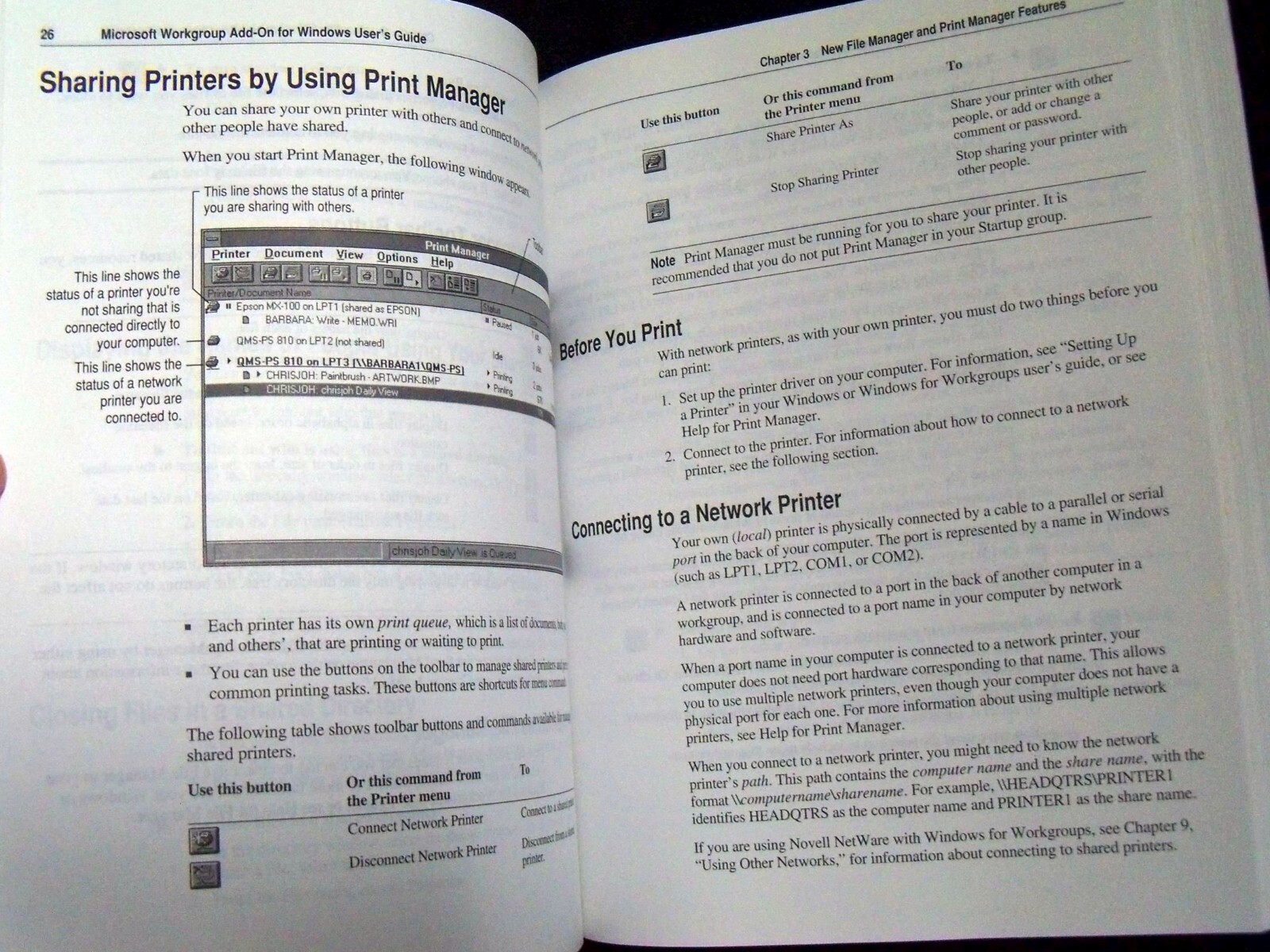 Microsoft Windows For Workgroups & MS-DOS