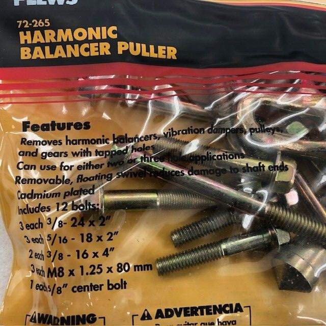 New PLEWS Harmonic Balancer Puller #72-265