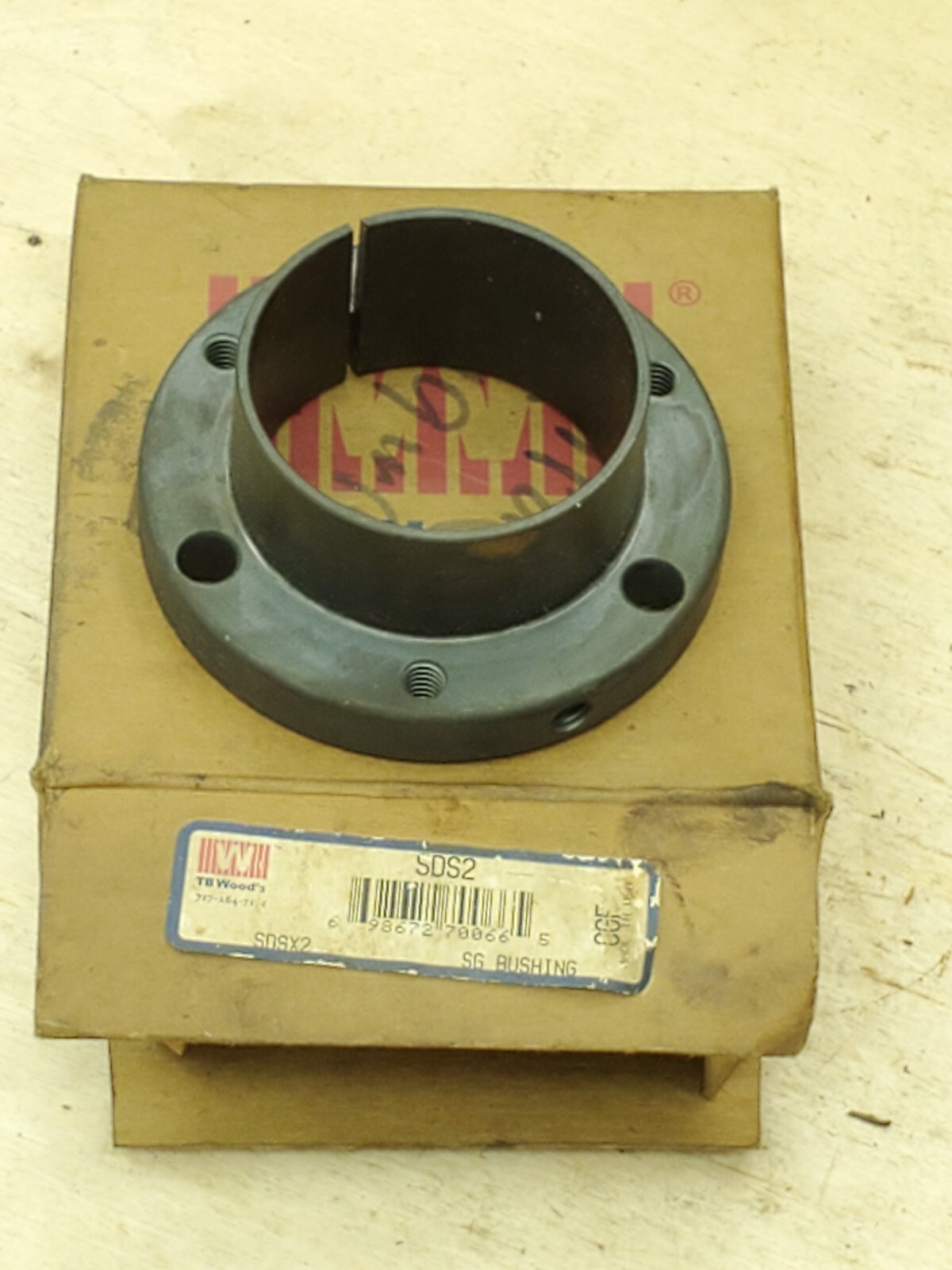 TB WOODS SG BUSHING 2" BORE SDS2 - NEW