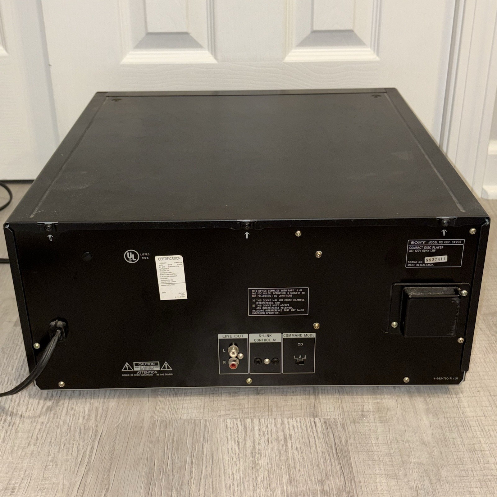 Sony CDP-CX205 Compact Disc Player Mega Storage 200 CD Player Changer - Tested!
